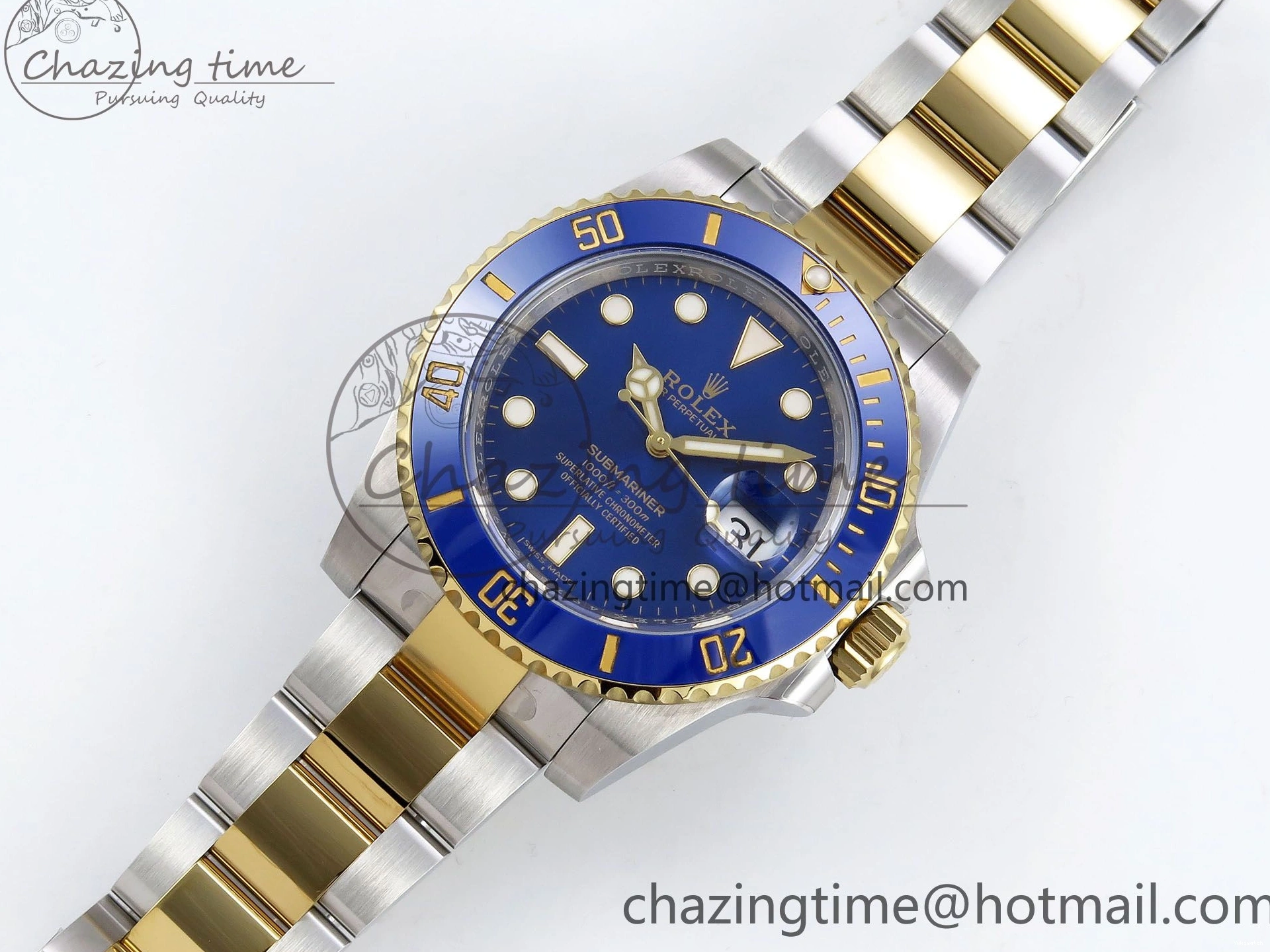 and LB Case Ceramic Blue Bracelet 116613 VR3135 SS 1:1 904L Edition Submariner Best HGF 0130